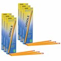 Oriole Pencils, No. 2.5 Medium Yellow, Unsharpened, 72PK X12875